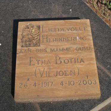 BOTHA Chris 1916-1986 & Etha VILJOEN 1917-2003_3