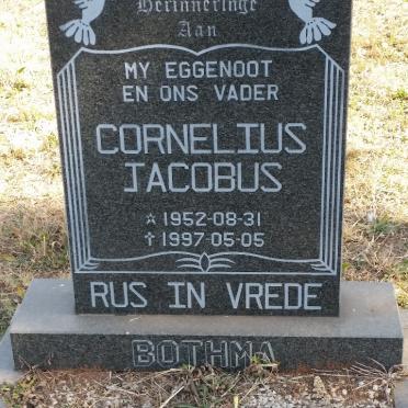 BOTHMA Cornelius Jacobus 1952-1997