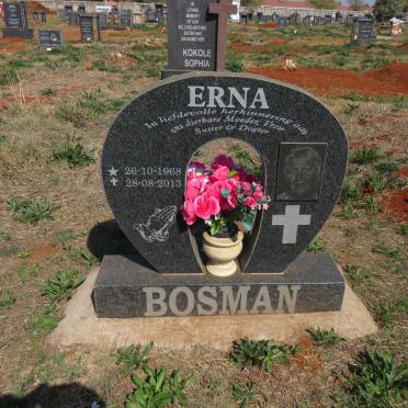 BOSMAN Erna 1968-2013