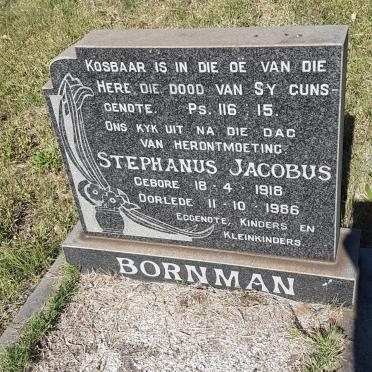 BORNMAN Stephanus Jacobus 1918-1986