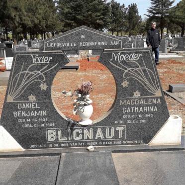 BLIGNAUT Daniel Benjamin 1934-1984 &amp; Magdalena Catharina 1940-2006