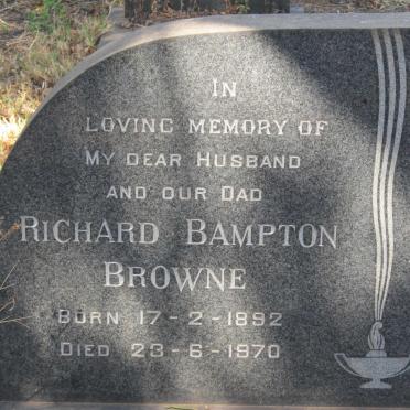 BROWNE Richard Bampton 1892-1970