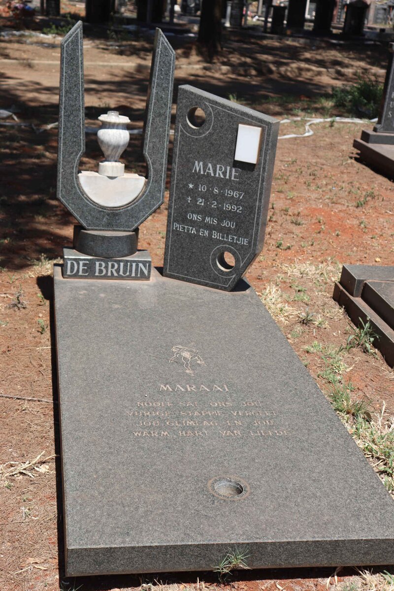 BRUIN Marie, de 1967-1992