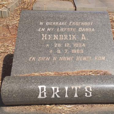 BRITS Hendrik A. 1934-1983