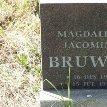 BRUWER Magdalena Jacomina 1920-1996