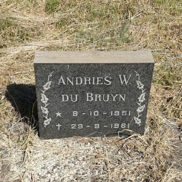 BRUYN Andries W., du 1951-1961