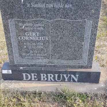 BRUYN Gert Cornelius, de 1938-2006