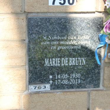BRUYN Marie, de 1930-2013