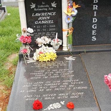 BRIDGES Lawrence John Gabriel 1946-2000