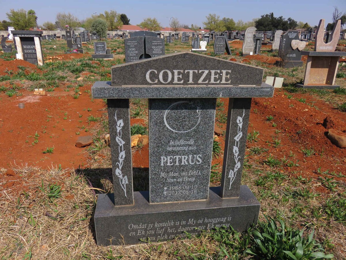 COETZEE Petrus 1968-2013