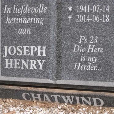 CHATWIND Joseph Henry 1941-2014