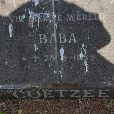 COETZEE Baba 1988-1988