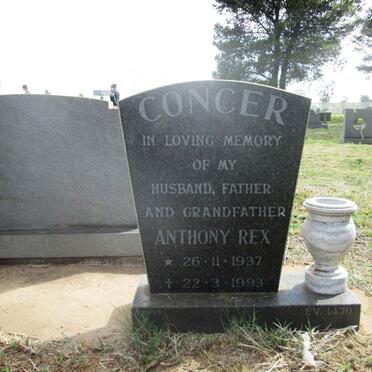 CONCER Anthony Rex 1937-1993