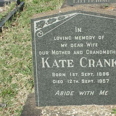 CRANK Kate 1886-1957