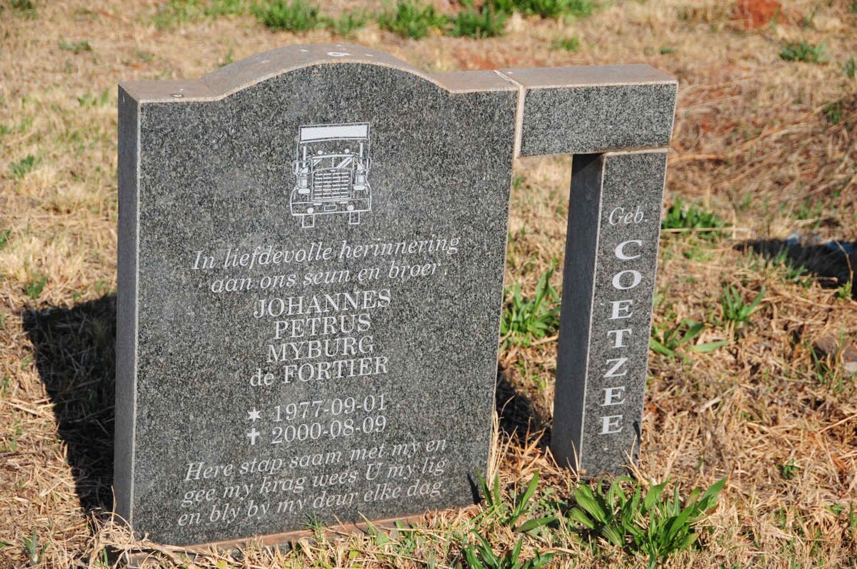 COETZEE Johannes Petrus Myburg de Fortier 1977-2000