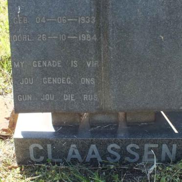 CLAASSEN ? 1933-1984
