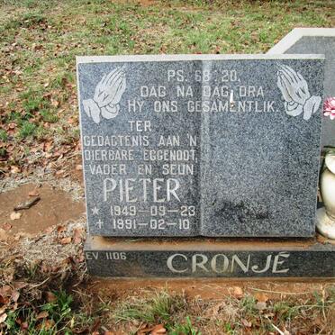 CRONJÉ Pieter 1949-1991