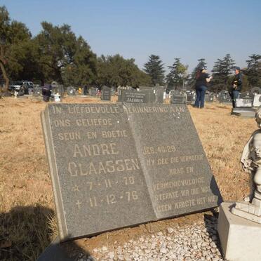 CLAASSEN Andre 1970-1976