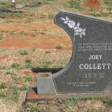 COLLETT Joey 1927-2011