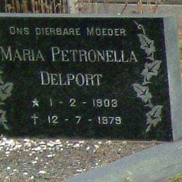 DELPORT Maria Petronella 1903-1979