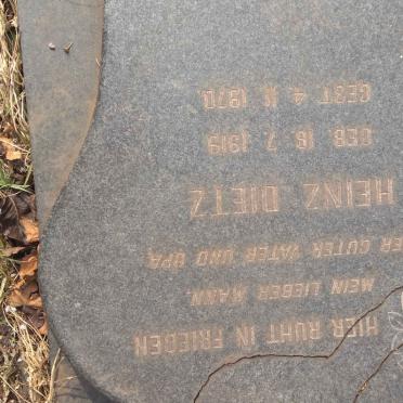 DIETZ Heinz 1919-1970