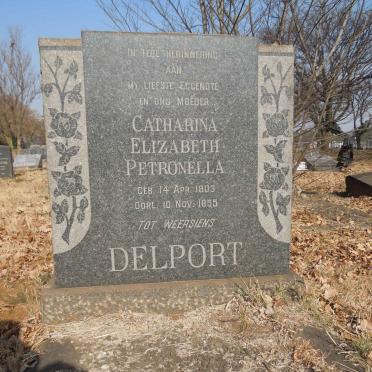 DELPORT Catharina Elizabeth Petronella 1903-1955