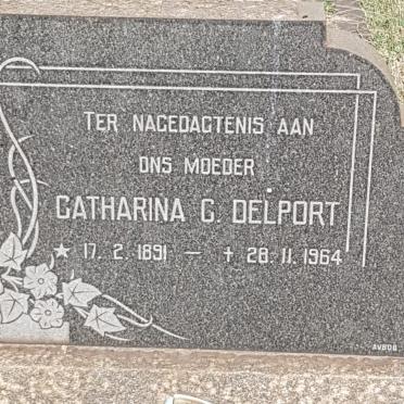 DELPORT Catharina G. 1891-1964