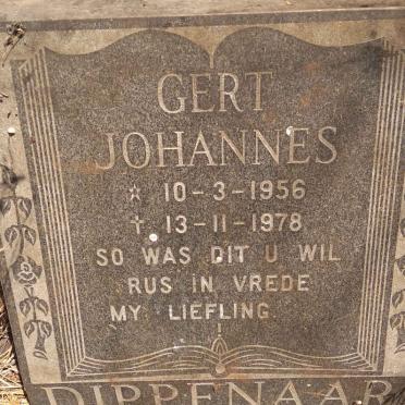 DIPPENAAR Gert Johannes 1956-1978