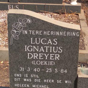 DREYER Lucas Ignatius 1940-1984