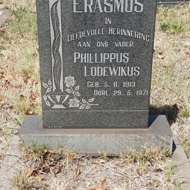 ERASMUS Phillippus Lodewikus 1913-1971