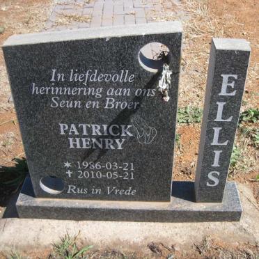ELLIS Patrick Henry 1986-2010