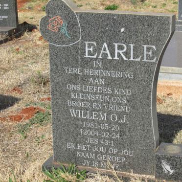 EARLE Willem O.J. 1981-2004