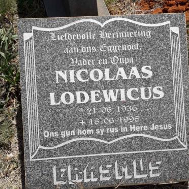 ERASMUS Nicolaas Lodewicus 1936-1998