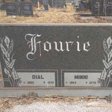 FOURIE Dial 1885-1970 &amp; Minni 1884-1970