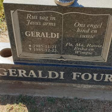 FOURIE Geraldi 1985-1985
