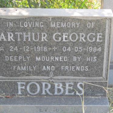 FORBES Arthur George 1918-1984