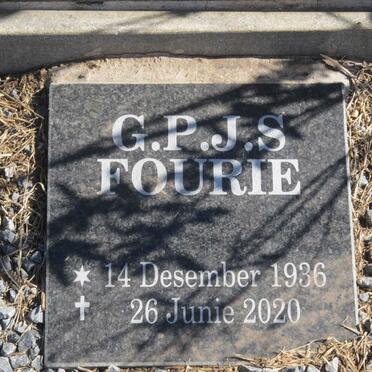 FOURIE Johan Hendrik 1913-1965 :: FOURIE G.P.J.S. 1936-2020