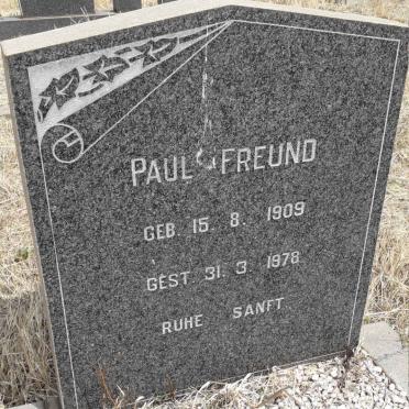 FREUND Paul 1909-1978