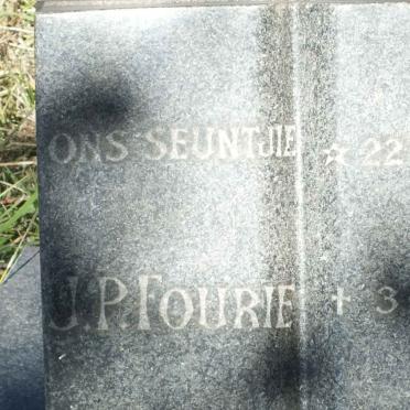 FOURIE J.P. 1972-1972