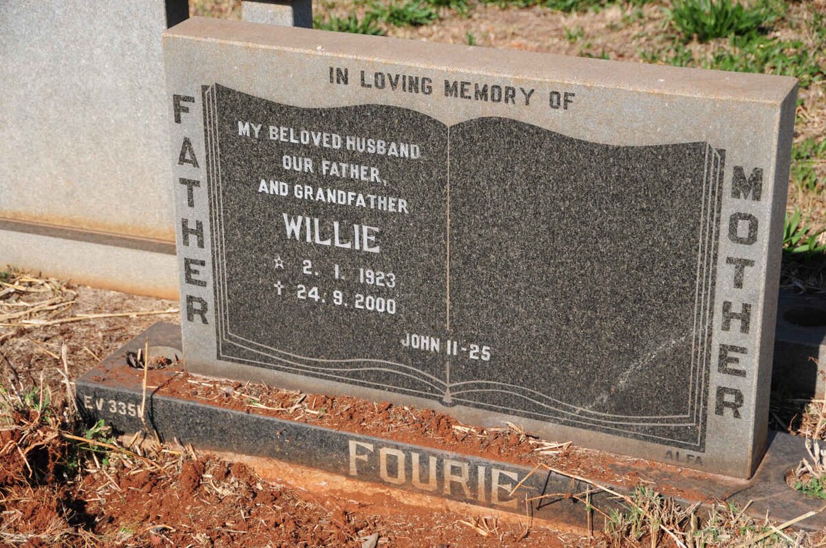 FOURIE Willie 1923-2000