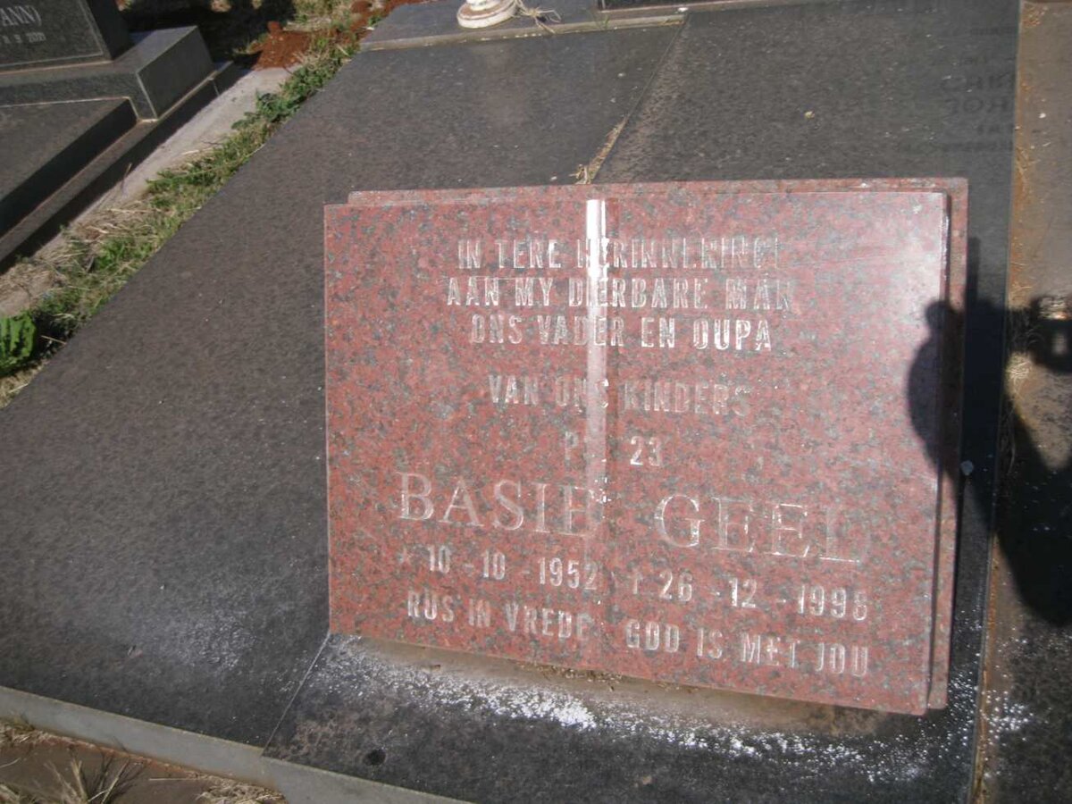 GEEL Basie 1952-1998