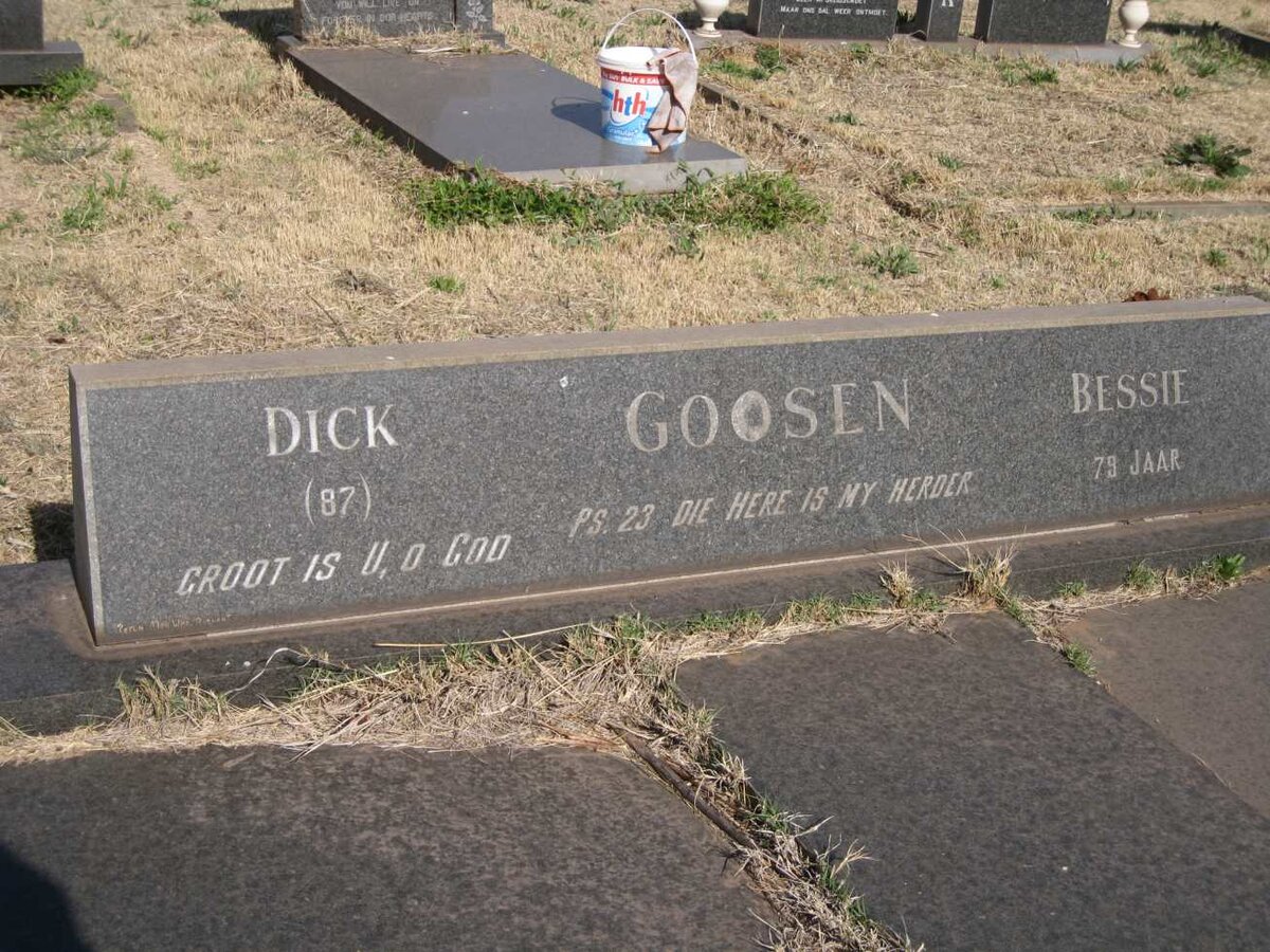 GOOSEN Dick & Bessie 