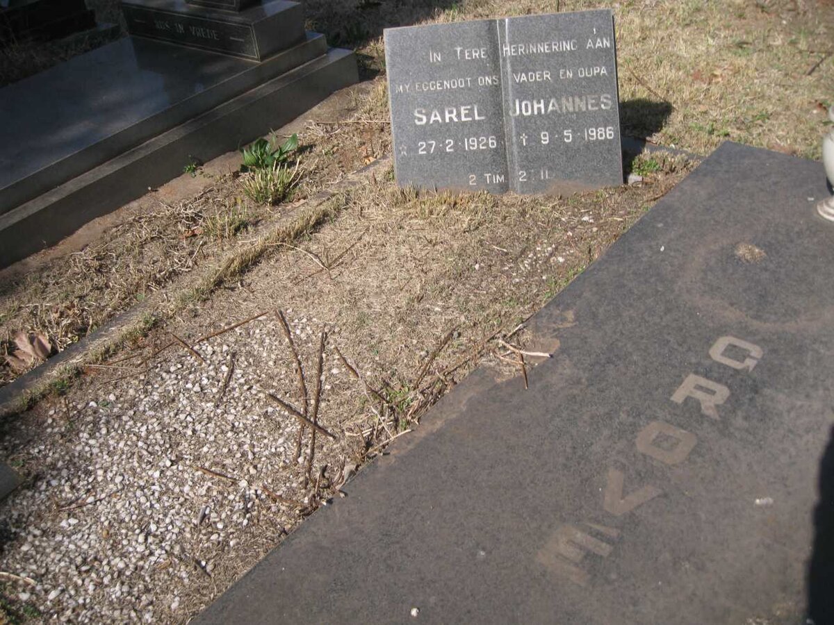 GROVE Sarel Johannes 1926-1986