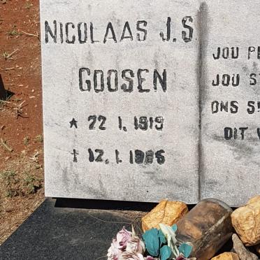 GOOSEN Nicolaas J.S. 1919-19?5