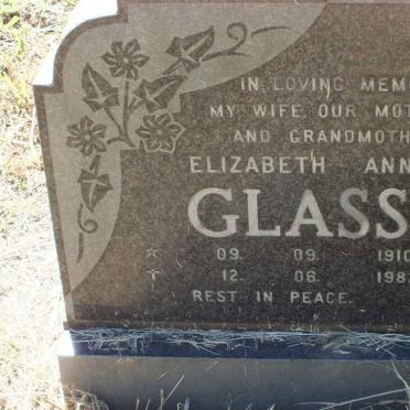 GLASS Elizabeth Ann 1910-1982