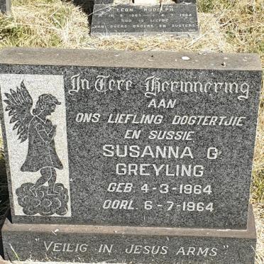GREYLING Susanna G. 1964-1964