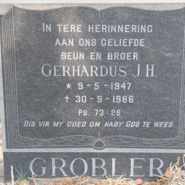 GROBLER Gerhardus J.H. 1947-1966