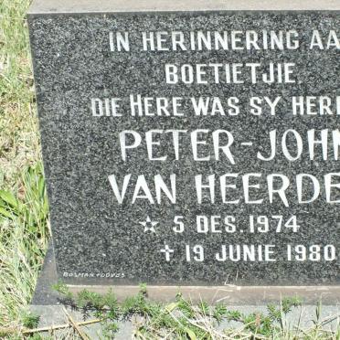 HEERDEN Peter-John, van 1974-1980