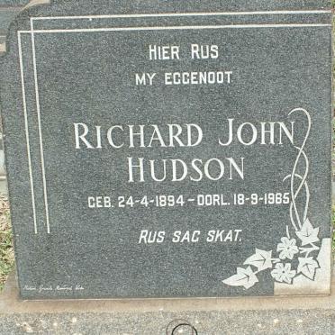 HUDSON Richard John 1894-1965