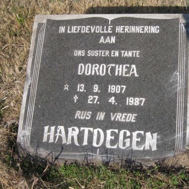 HARTDEGEN Dorothea 1907-1987